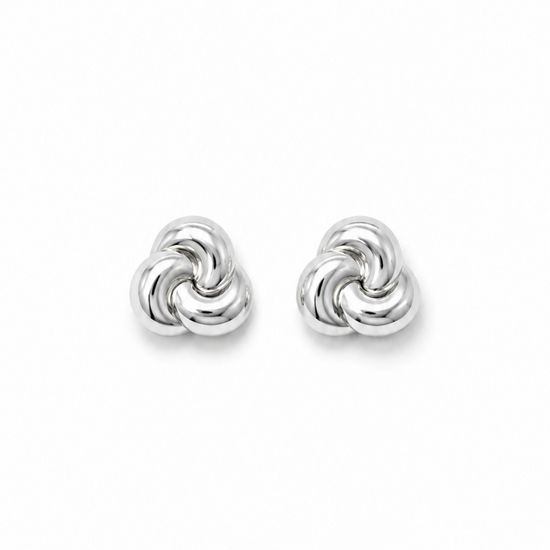 Orecchini eleganti in acciaio inossidabile color argento