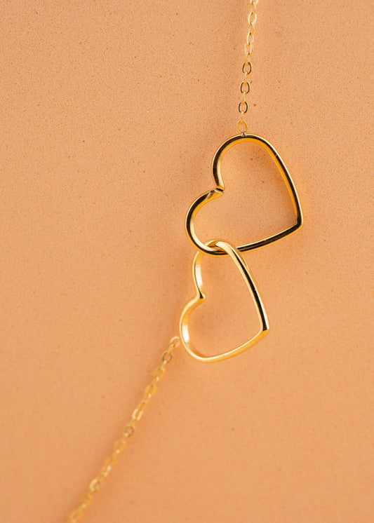 COLLANA DOUBLE HEART
