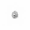 Anello elegante in acciaio inox color argento, resistente all'acqua e ipoallergenico.